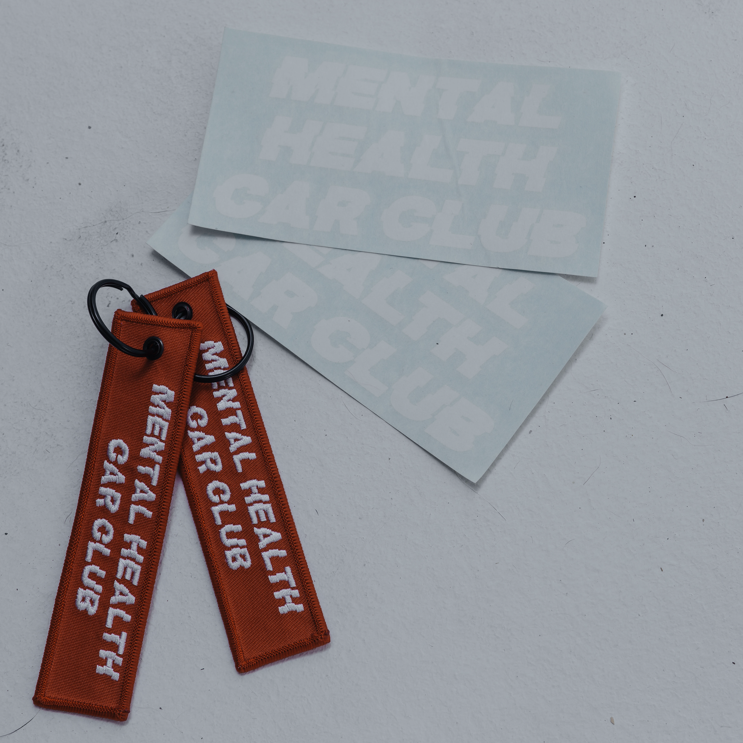 Die Cut Sticker - White Mental Health Car Club